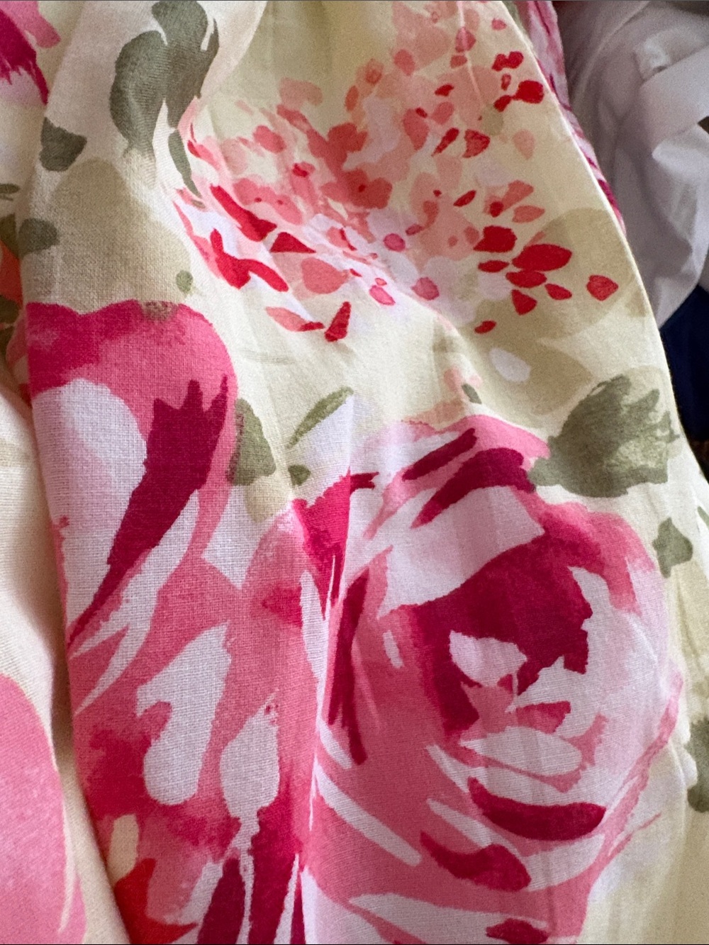 abercrombie kids Cream Dress with Pink Floral Print   Cotton - Picture 6 of 7